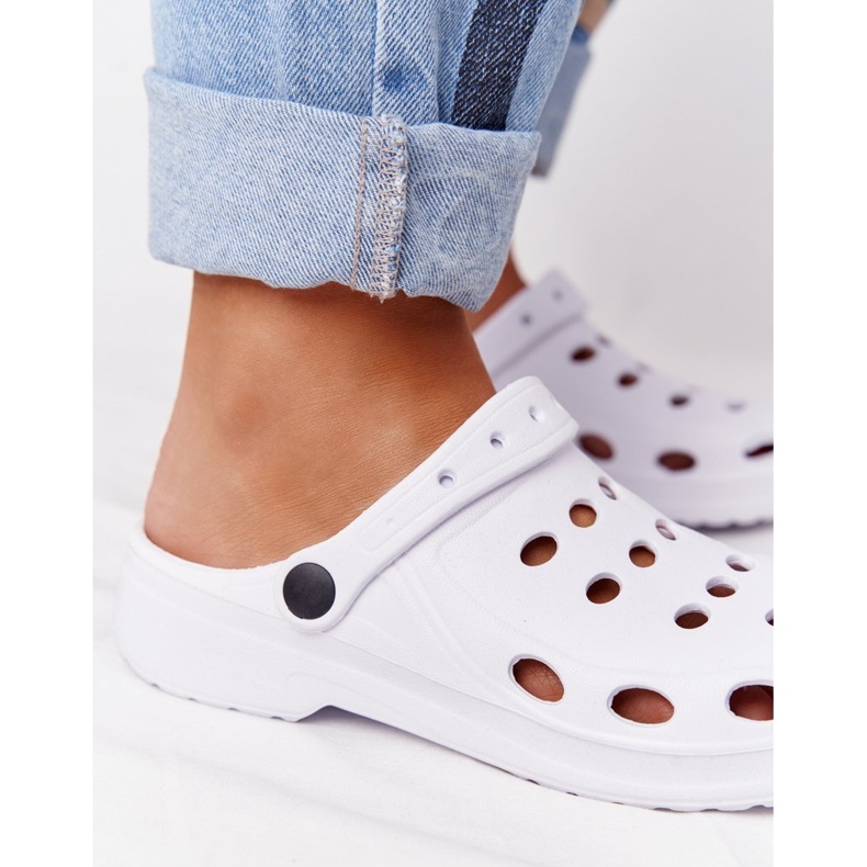 Flameshoes Chinelos femininos de espuma Eva branca branco 1