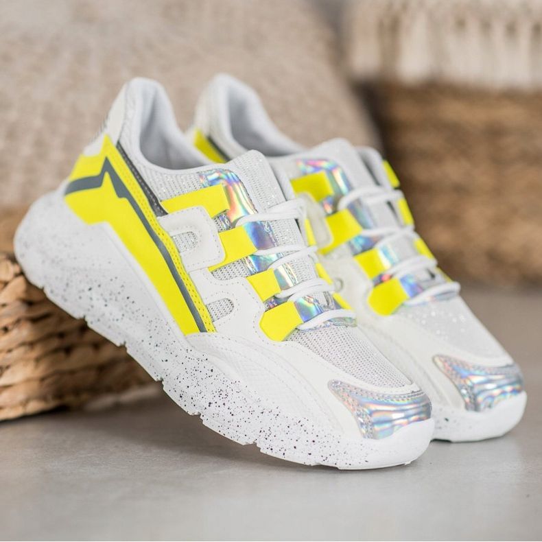 Seastar Tênis Com Brilho branco multicolorido 1