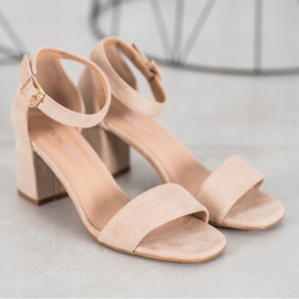 Sandálias VINCEZA clássicas marrom 1