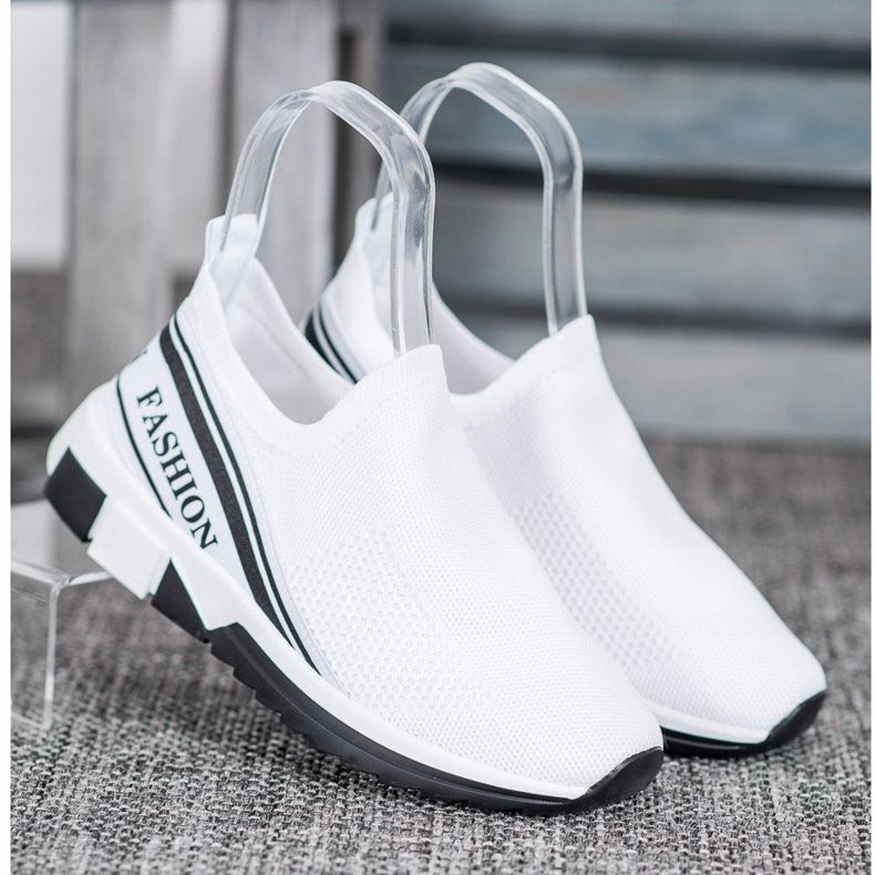 SHELOVET Openwork Slipony Fashion branco 1