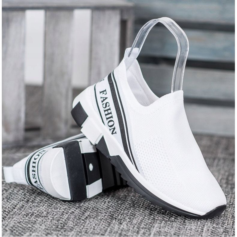 SHELOVET Openwork Slipony Fashion branco 2
