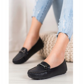 Fama Mocassins Com Zircônia Cúbica preto 1 Fama Mocassins Com Zircônia Cúbica preto 1