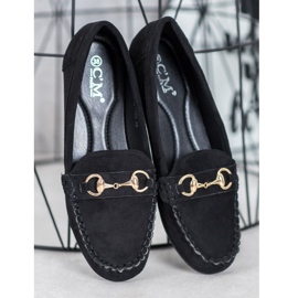 Cm Paris Mocassins Com Ornamento preto 1