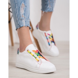 SHELOVET Calçados Esportivos da Moda branco 1