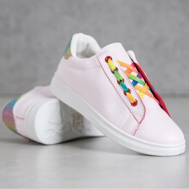 SHELOVET Calçados Esportivos da Moda rosa multicolorido 1