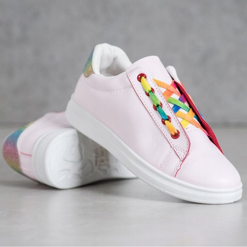 SHELOVET Calçados Esportivos da Moda rosa multicolorido 1
