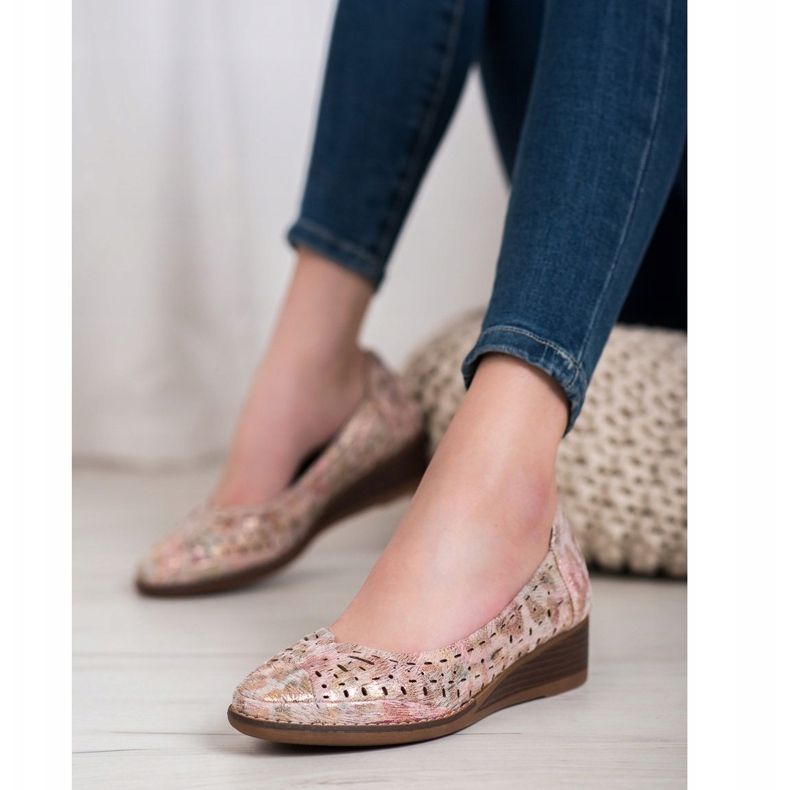 Bombas na cunha VINCEZA multicolorido 1