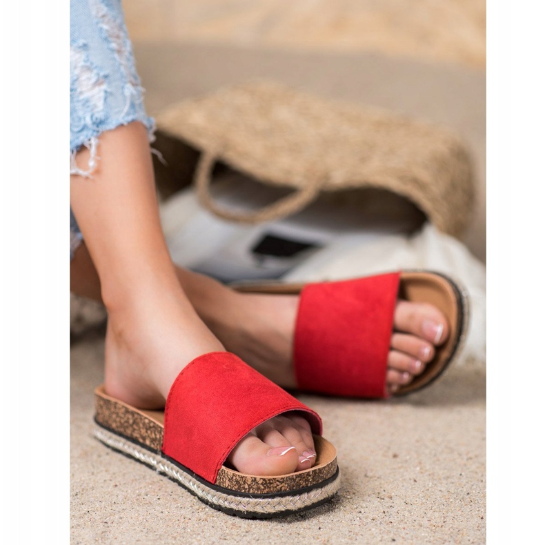 Chinelos VINCEZA vermelhos 1