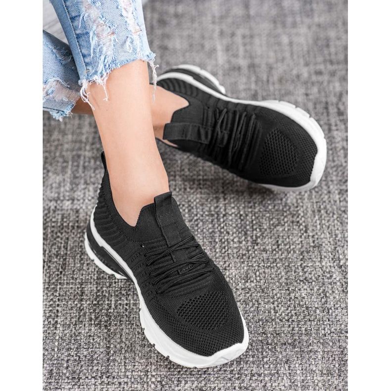 Bella Paris Tênis Openwork preto 1