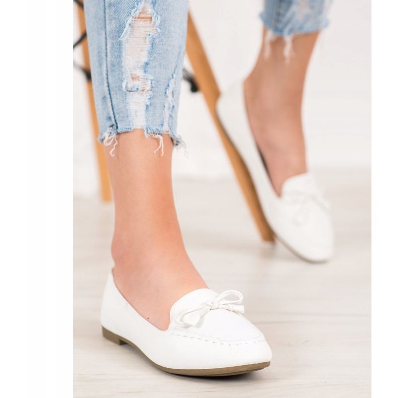 Nio Nio Mocassins brancos confortáveis 2