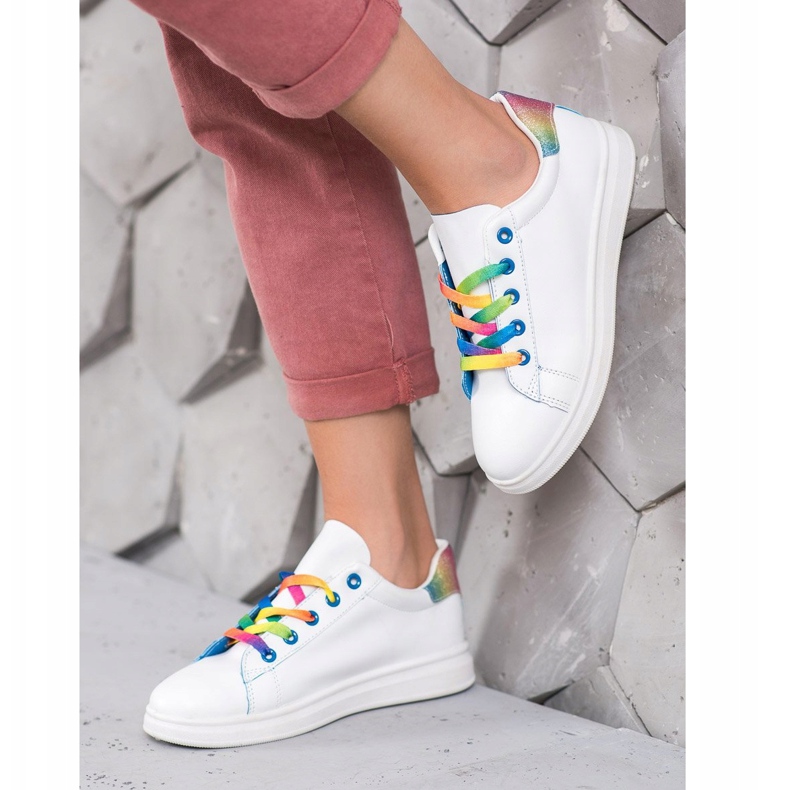 SHELOVET Calçados Esportivos da Moda branco 2