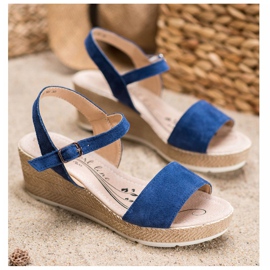 Filippo Sandálias de Couro Casuais azul 1