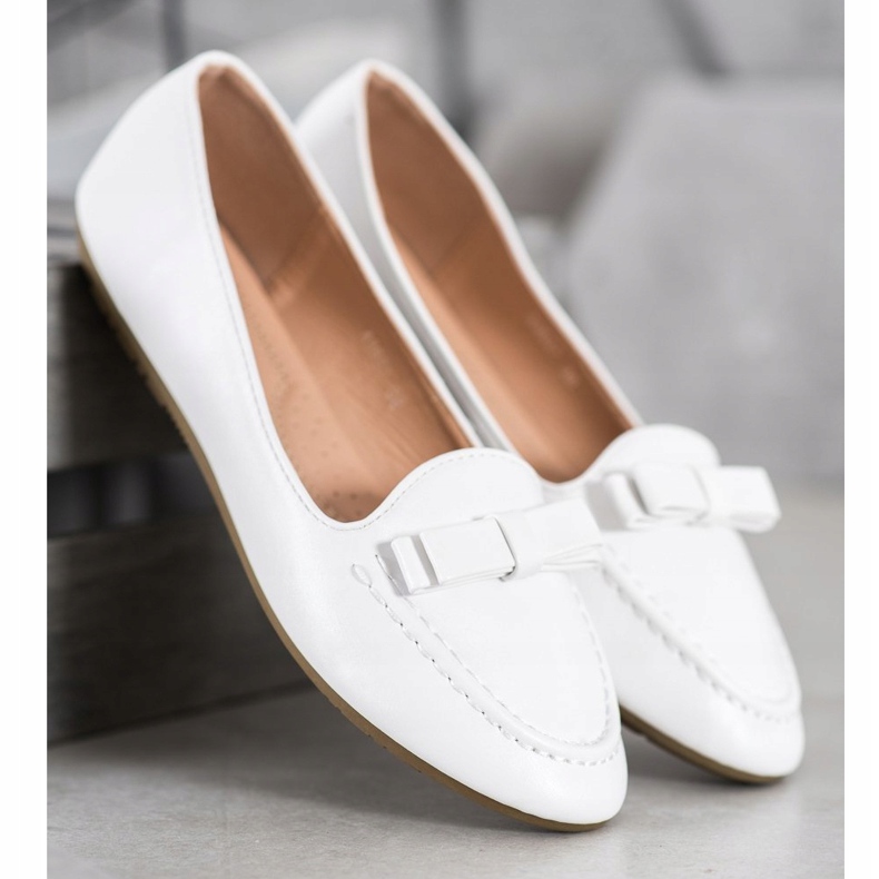 SHELOVET Senhores Brancos Com Couro Ecológico 1