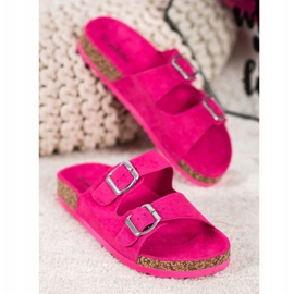 Evento Chinelos casuais com fivela rosa 1