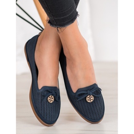 Bailarinas VINCEZA elegantes azul marinho 2