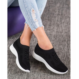 SHELOVET Sapatos Abertos Pretos 2