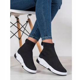 SHELOVET Calçado desportivo sobre o tornozelo preto 1