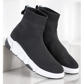 SHELOVET Calçado desportivo sobre o tornozelo preto 2