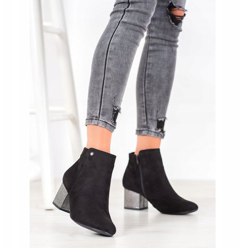 Goodin Botas de camurça preta preto 1