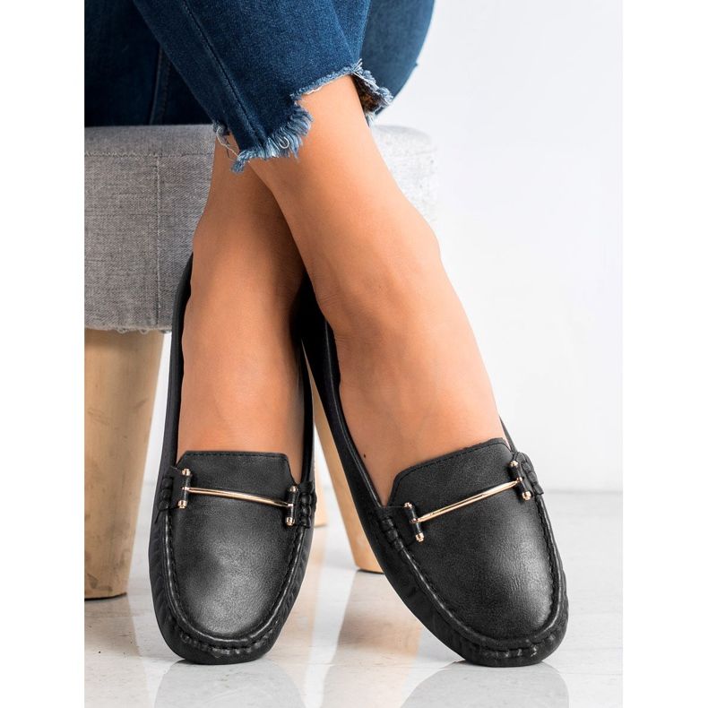 Clowse Mocassins confortáveis preto 1