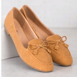 Nio Nio Mocassins de Camelo Confortáveis marrom multicolorido 2