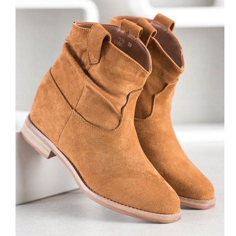 Marquiz Botas de cowboy elegantes castanho 2