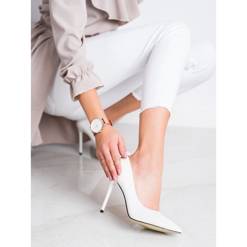 Goodin Moda salto alto branco 1