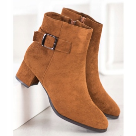 Sabatina Botas de camelo com fivela castanho multicolorido 2