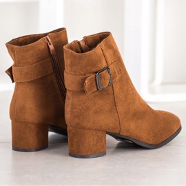 Sabatina Botas de camelo com fivela marrom multicolorido 1