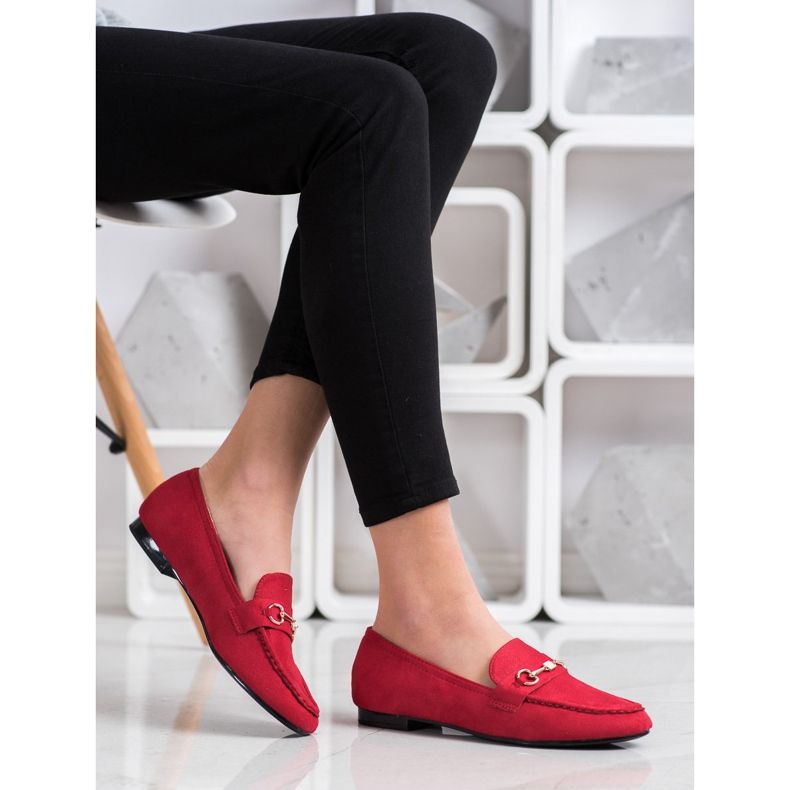 Goodin Mocassins elegantes vermelho 1
