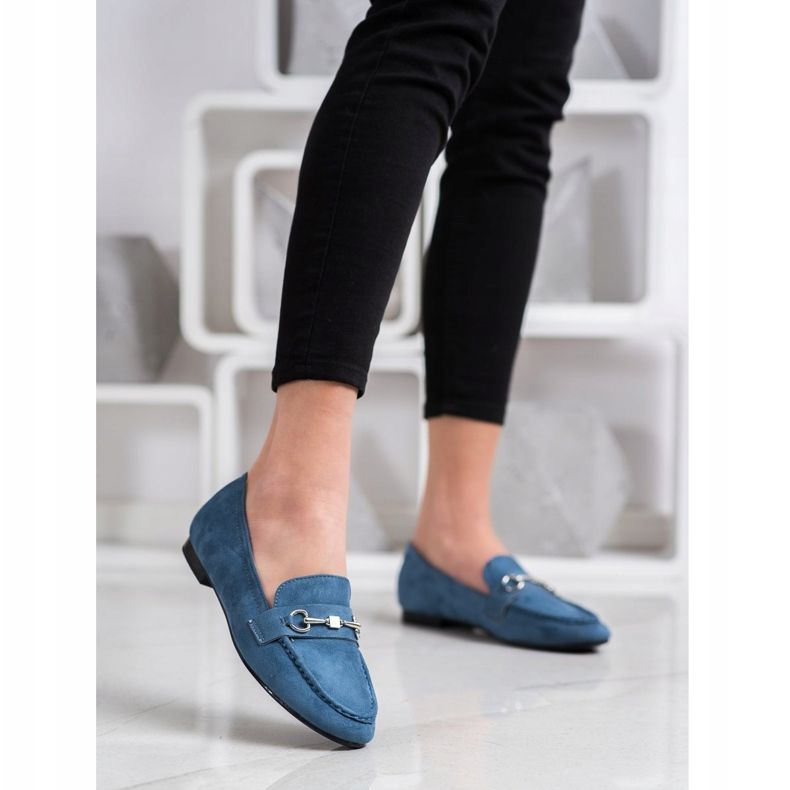 Goodin Mocassins elegantes azul 2