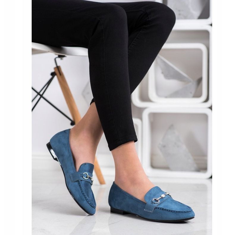 Goodin Mocassins elegantes azul 1