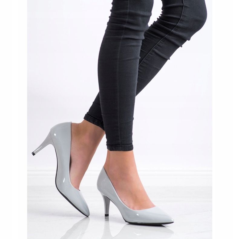 Goodin Bombas clássicas lacadas cinza 1