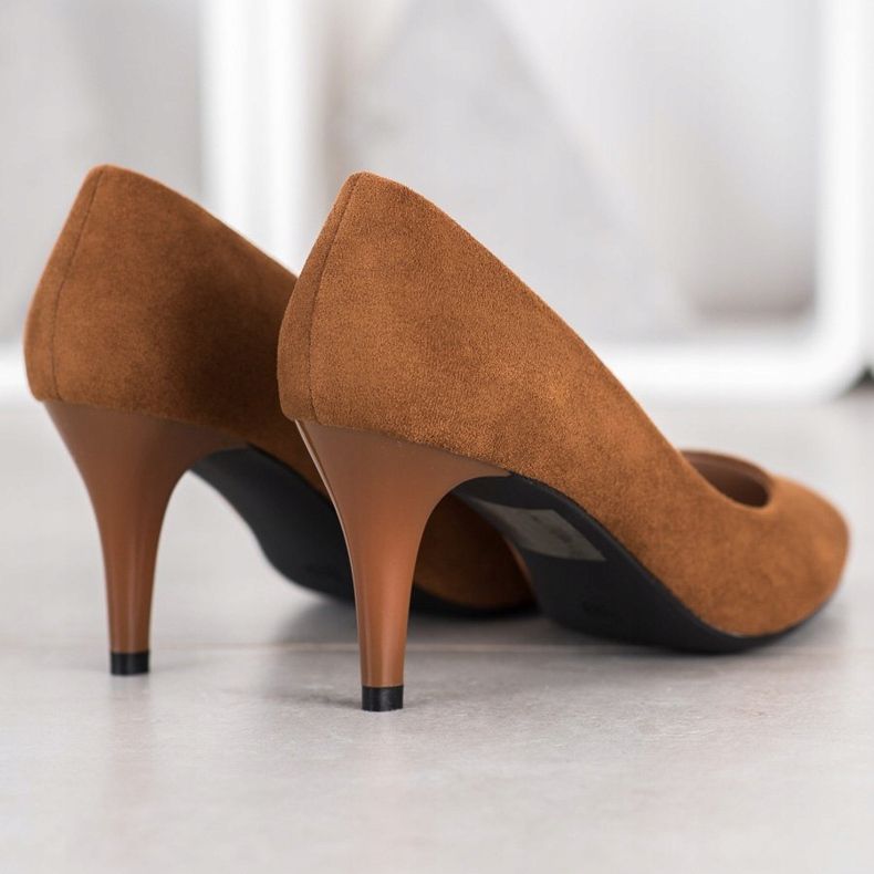 Goodin Bombas de camurça castanho 1