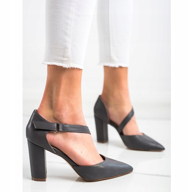 Sabatina Bombas de grafite com couro ecológico multicolorido 2