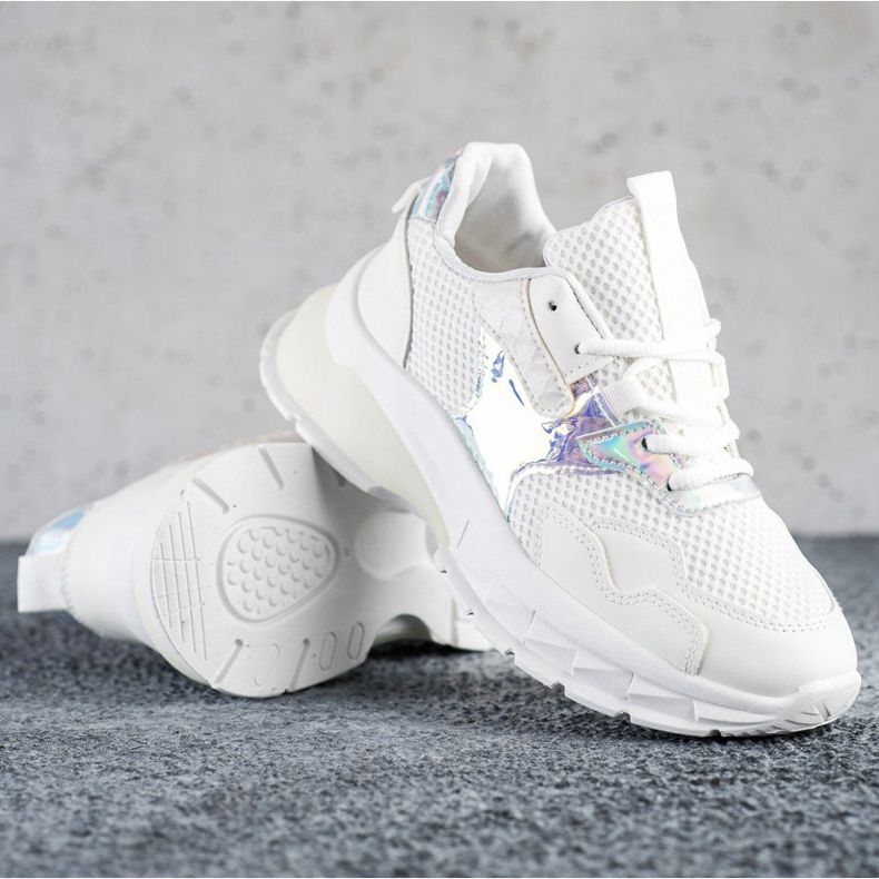 SHELOVET Tênis da moda branco 1