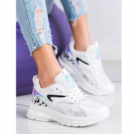 SHELOVET Tênis Confortáveis ​​da Moda branco 2