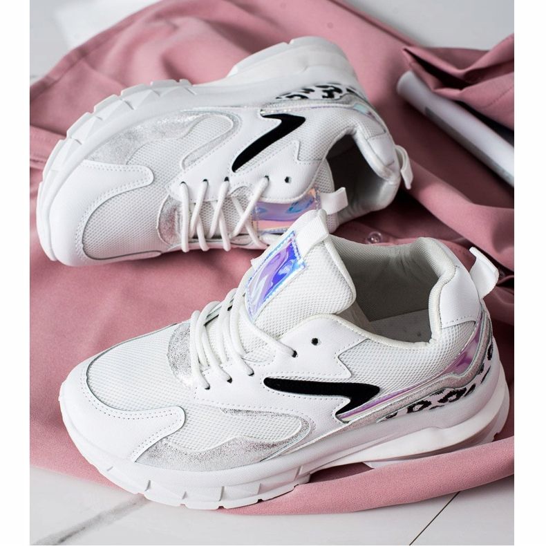 SHELOVET Tênis Confortáveis ​​da Moda branco 1