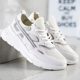 SHELOVET Tênis Branco Casual cinza 1