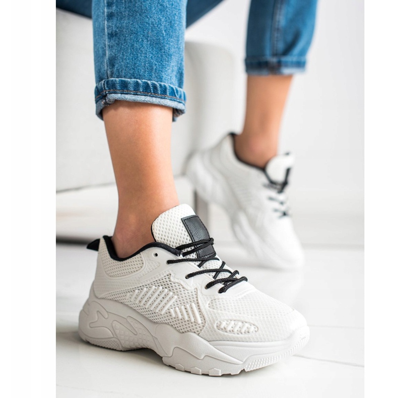 SHELOVET Tênis branco primavera 2
