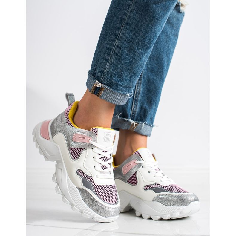 SHELOVET Tênis da moda multicolorido 1