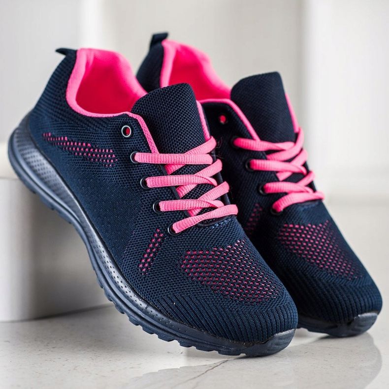 Bona Calçados esportivos baixos azul marinho azul 2