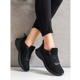 SHELOVET Calçados esportivos de primavera preto 1