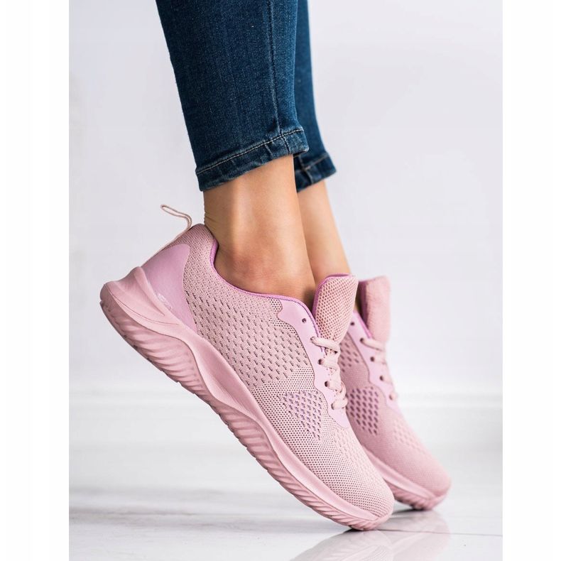 SHELOVET Calçados esportivos de primavera rosa 1
