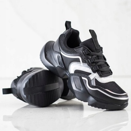 SHELOVET Tênis esportivos leves preto 1