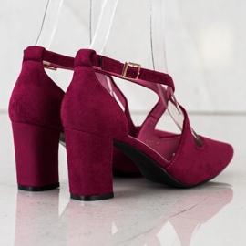 Sapatos elegantes Sergio Leone vermelho multicolorido 1