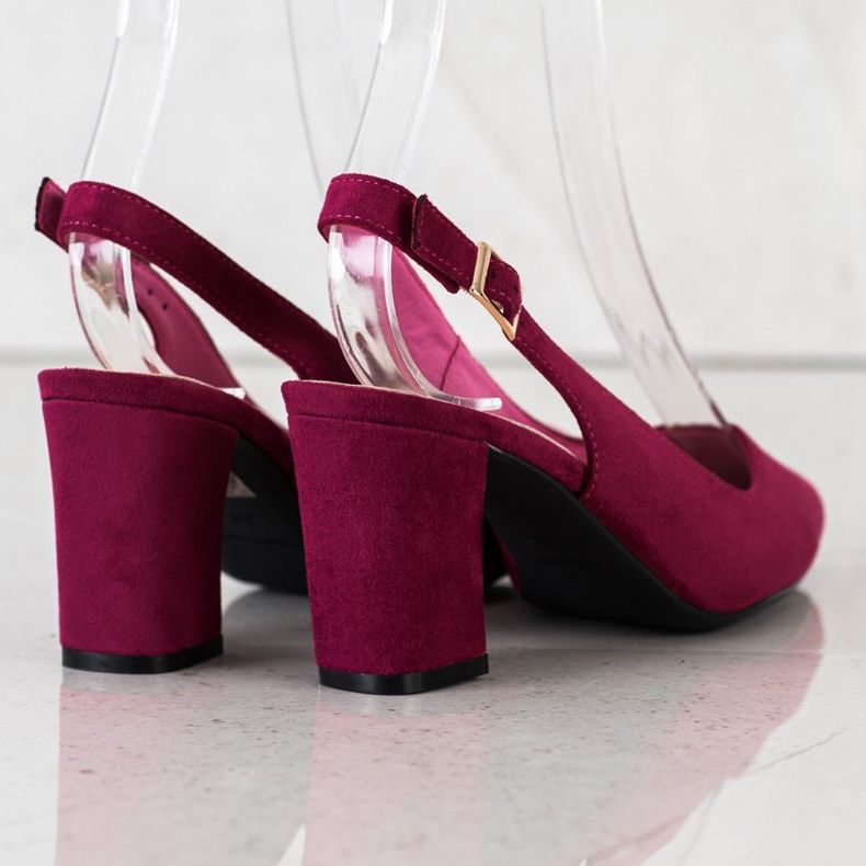 Bombas com salto aberto, de Sergio Leone vermelho multicolorido 1 Bombas com salto aberto, de Sergio Leone vermelho multicolorido 1