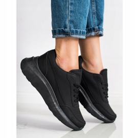 SHELOVET Tênis Classic Eco Couro preto 1