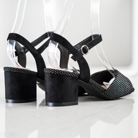 Sandálias Pretas Em Bar Sergio Leone preto 1