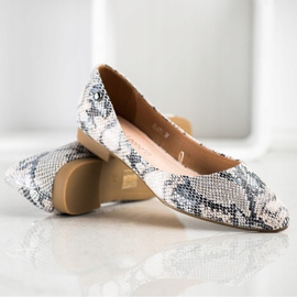 Snake Print Sergio Leone bailarinas multicolorido 1